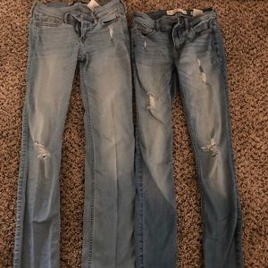 TWO PAIRS OF HOLLISTER JEANS!